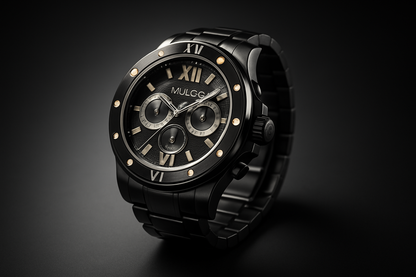 Mulco Prix Men's Chronograph Black Dial Watch