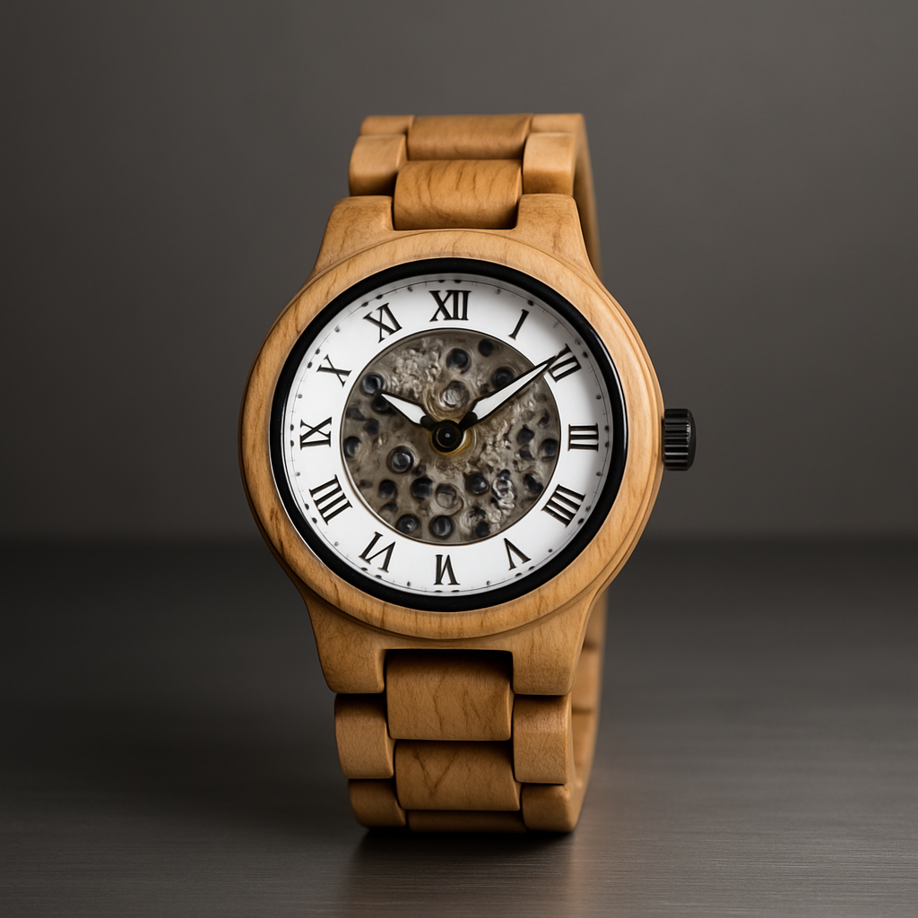 Luxury Custom Wood Automatic Men's Watch
